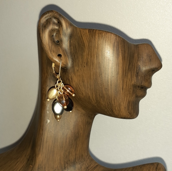 Jones New York Multi-Gem Dangle Earrings  SALE 20% OFF - Picture 1 of 2